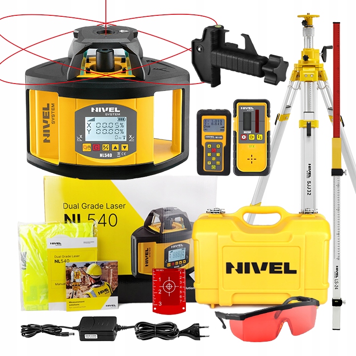 Niwelator laserowy Nivel System NL540 + MEGA ZEST.