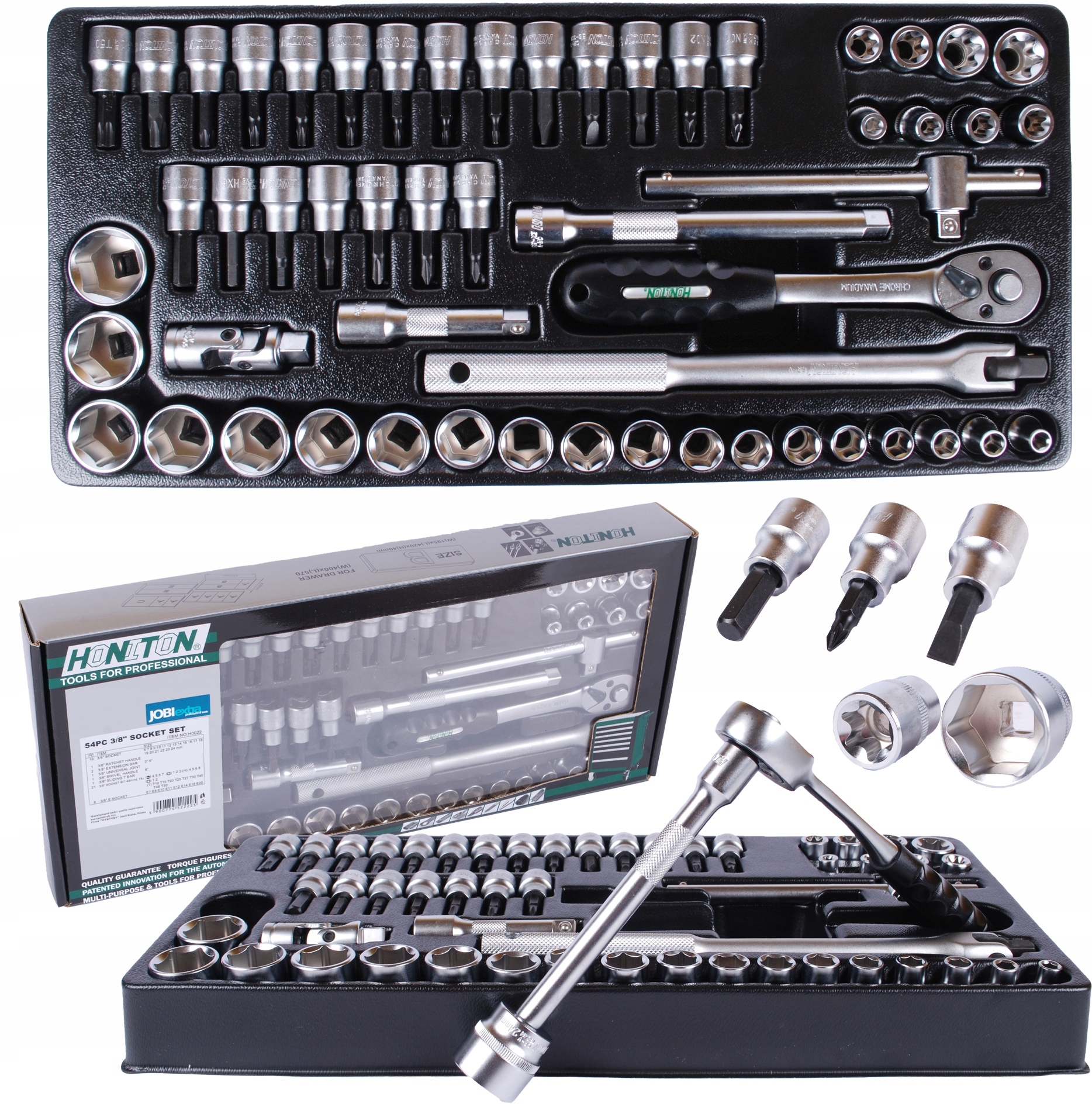 Honiton H0022 wkład SZAFKI zestaw nasadek 54EL