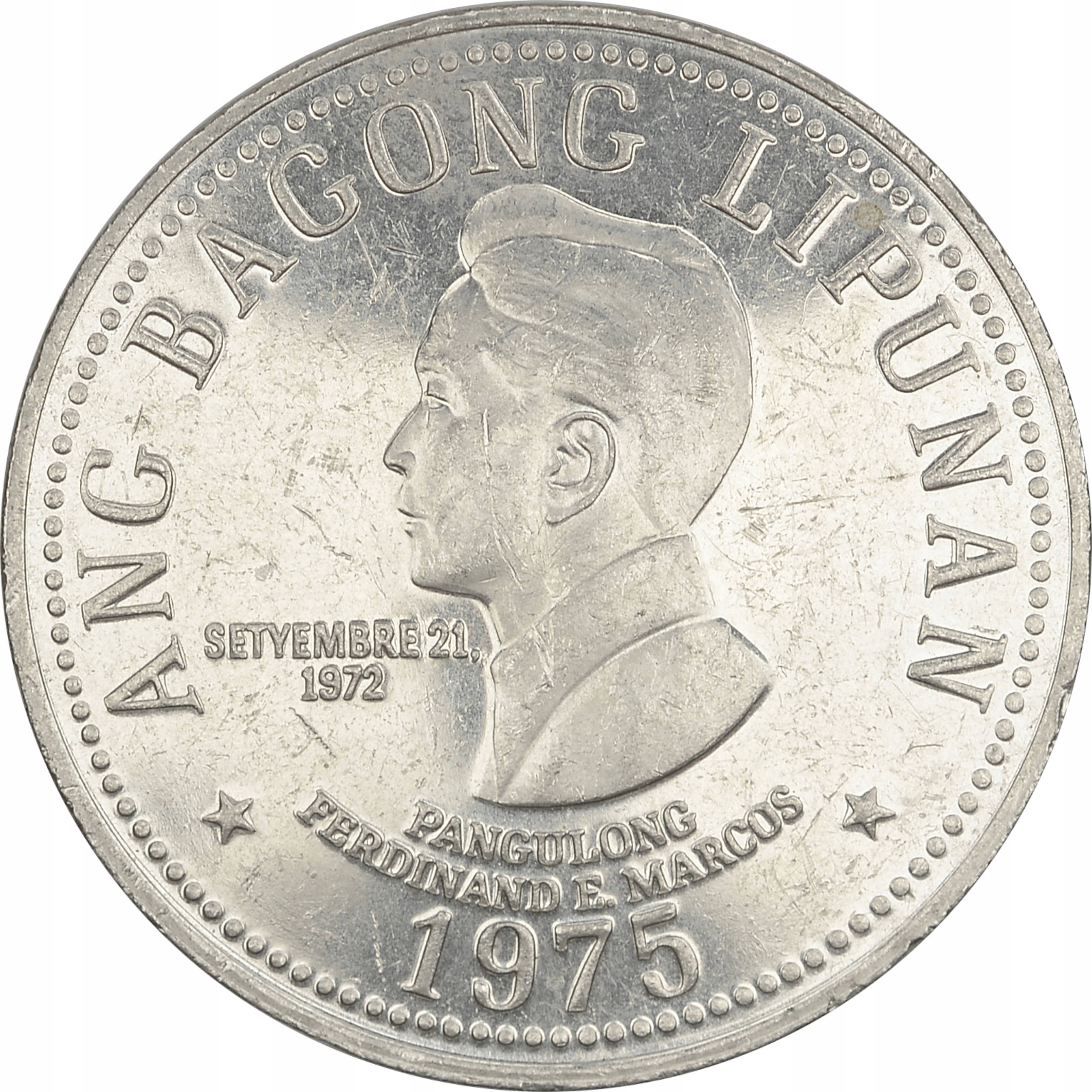 6.FILIPINY, 5 PISO 1975 F.MARCOS