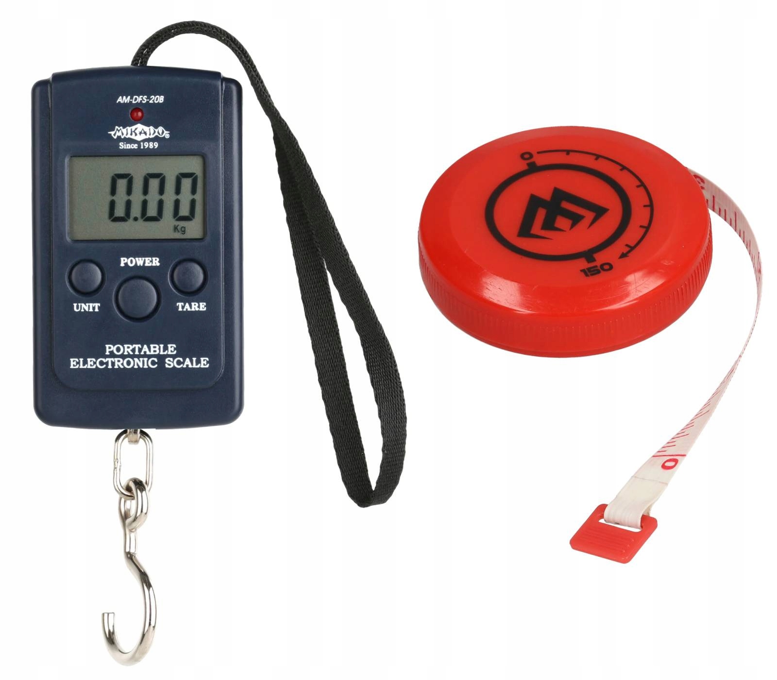 Zestaw Waga Elektroniczna Mikado 40 kg Miarka