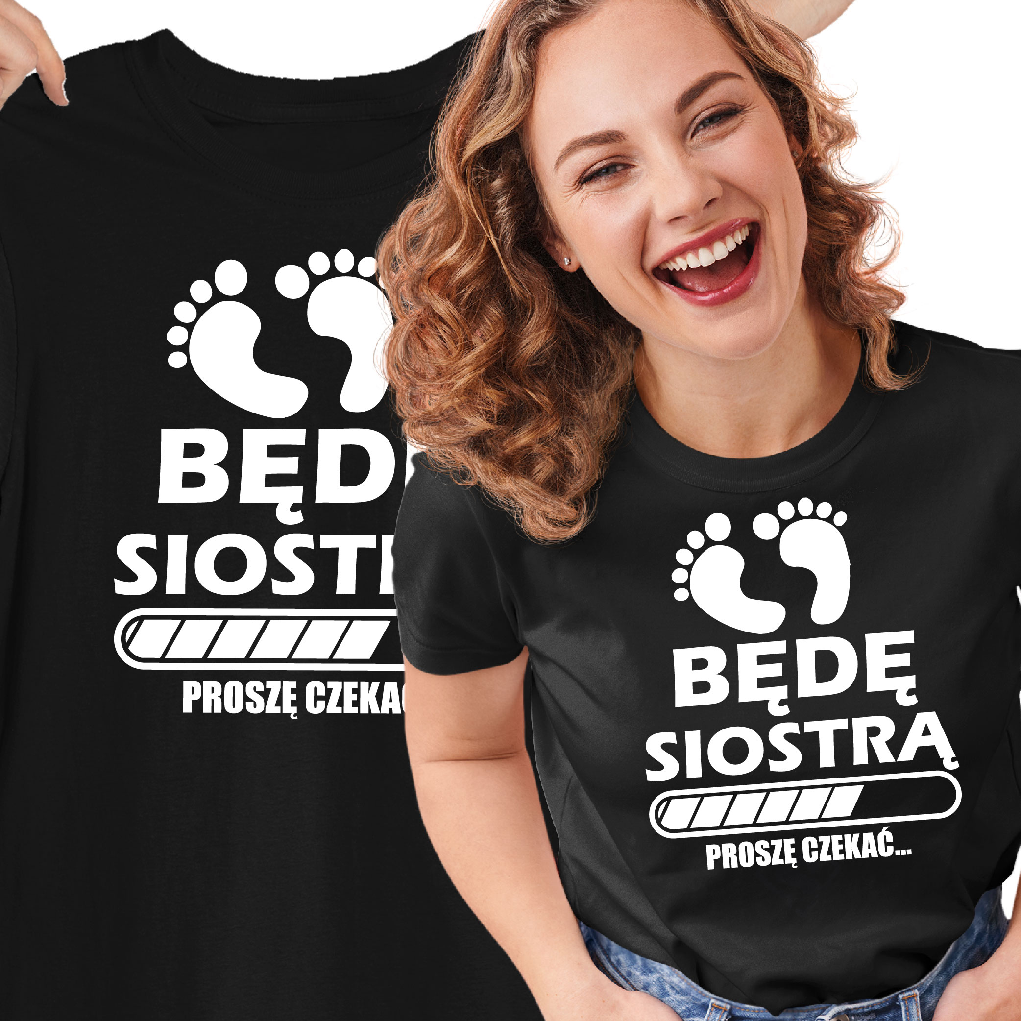 

Prezent Od Rodziców Będę Siostrą Koszulka Siostra