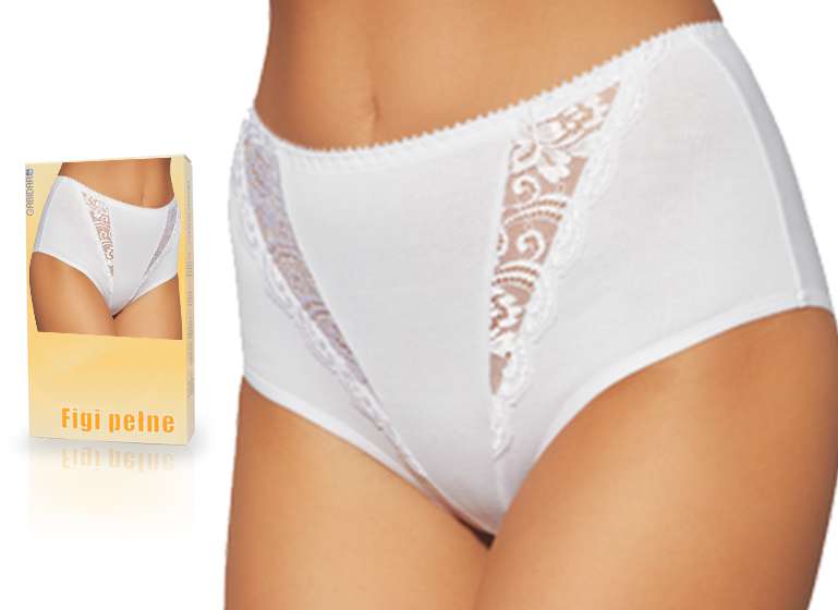

Figi pełne Gabidar 180 Bawełna , Białe , XL