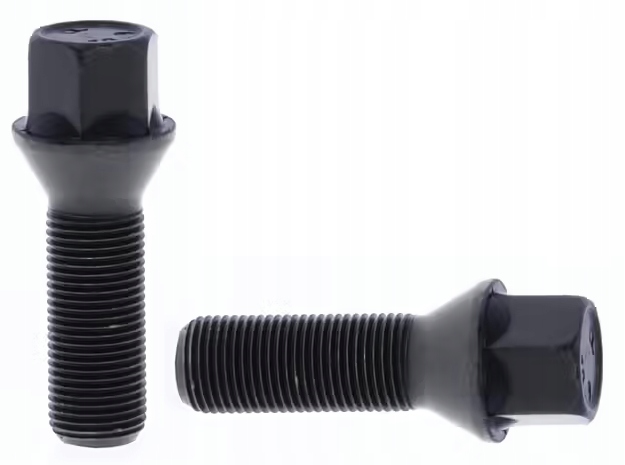 Skrutka kolesa Audi Vw Seat 14x1,5x30 kužeľová Čierna