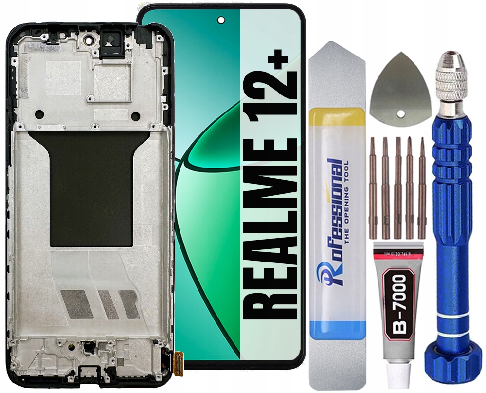 Displej Pro Realme 12 Plus 5G RMX3867 Oled Displej +rámeček