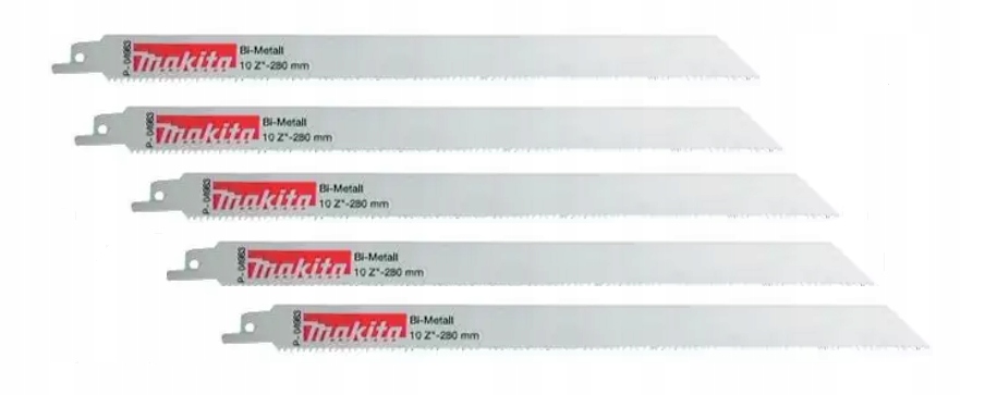 

Makita Zestaw Brzeszczotów 5szt 280mm Metal Stal