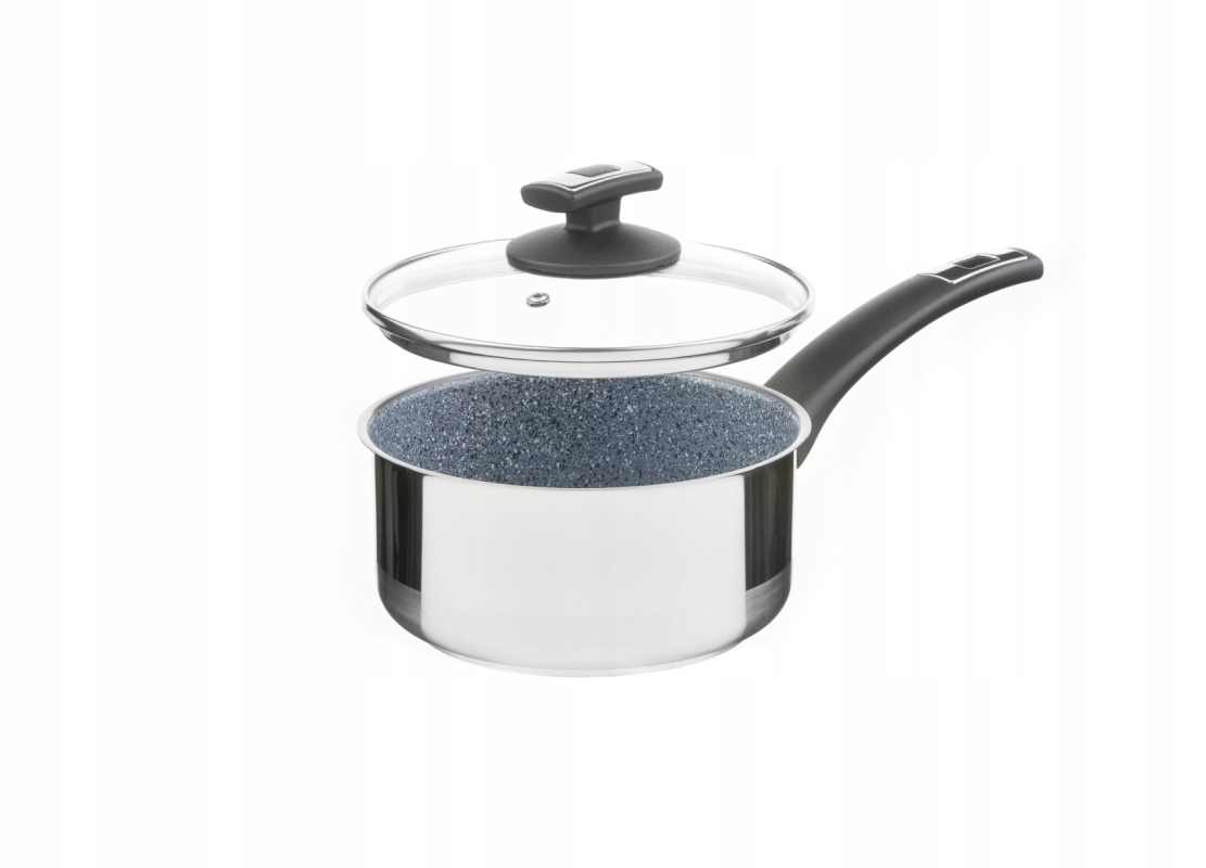 Cerammax Pro Comfort rajnica s rukoväťou, s pokrievkou 18cm 2,0l, granit si