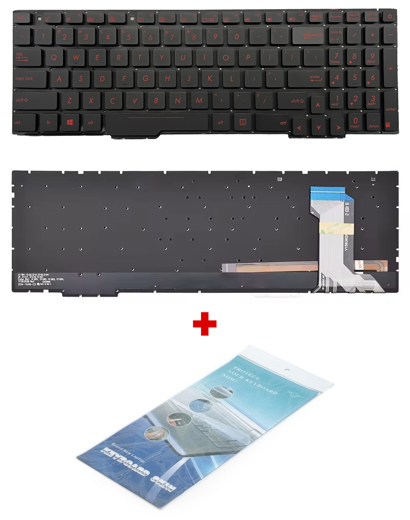 Nová klávesnica pre Asus Rog GL553VW GL553VD ZX553VD FX53VW FX53VE FX753VE