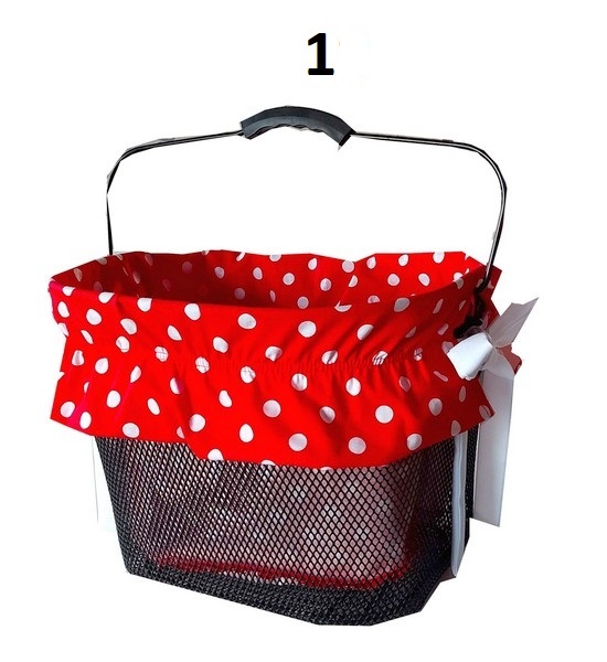 WKŁAD WYSCIÓŁKA DO KOSZYKA NA ROWER PRODUKT POLSKI Model retro