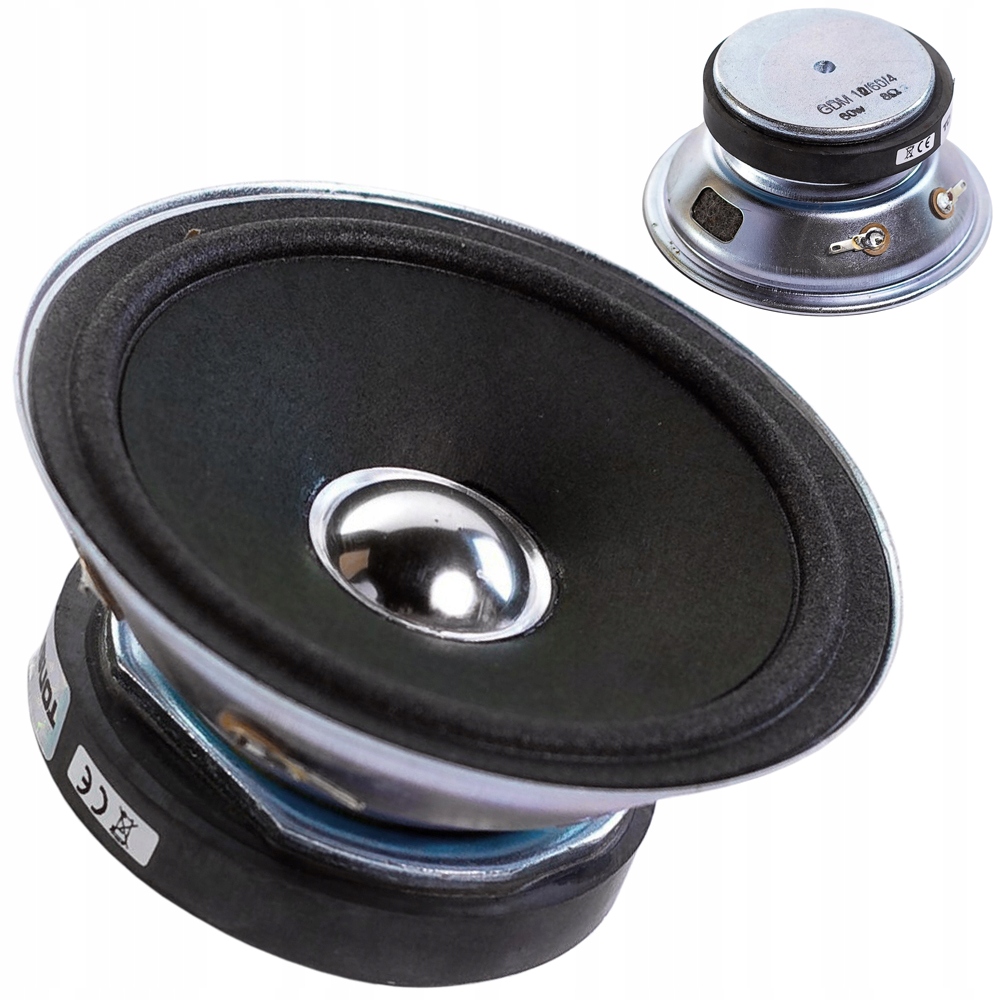 Głośnik Średniotonowy Tonsil Gdm 10/60/4 8 Ohm 60W Czarny