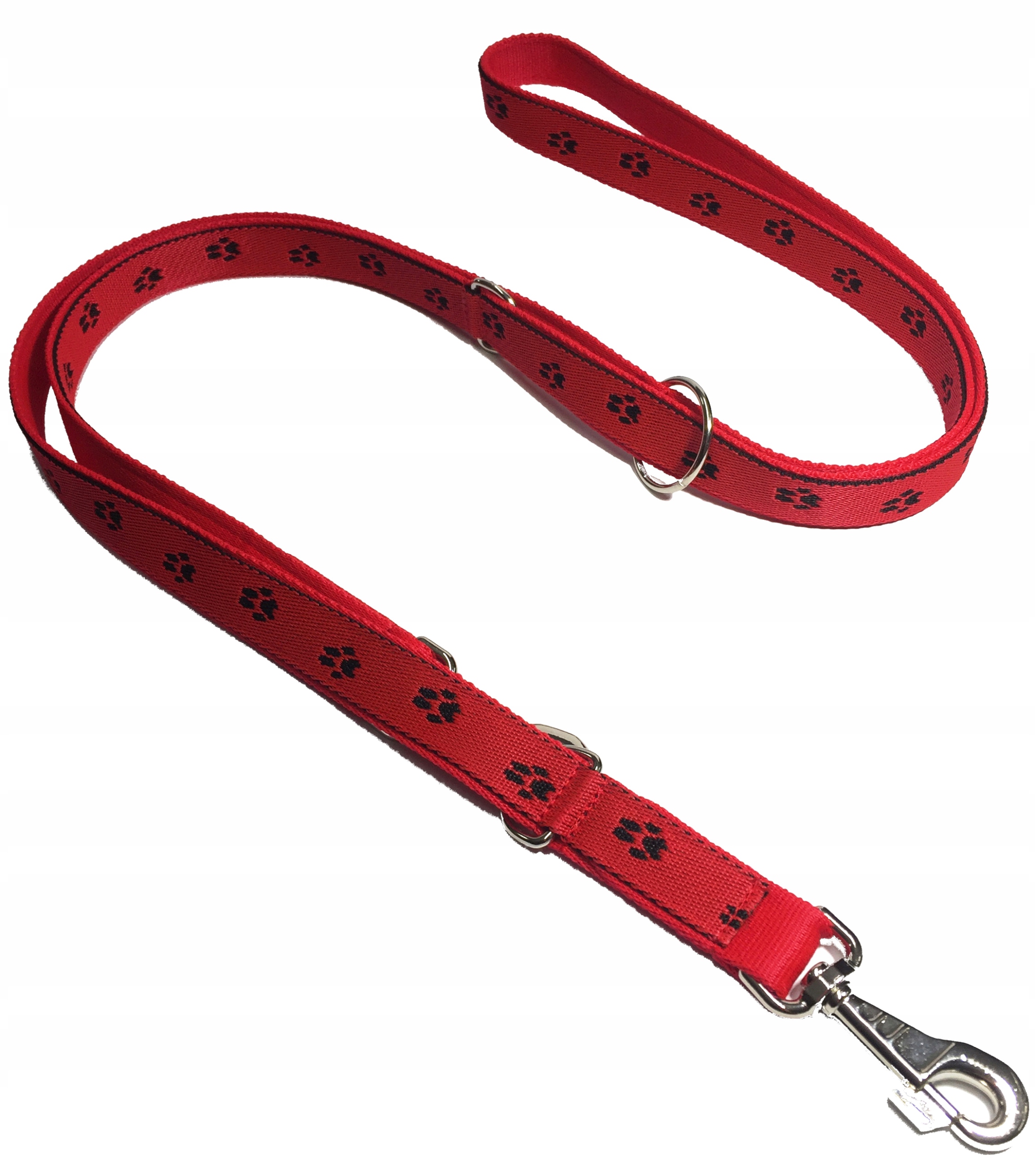 

Mocna Smycz Przepinana 140-265 CM Taśma Łapki 30MM