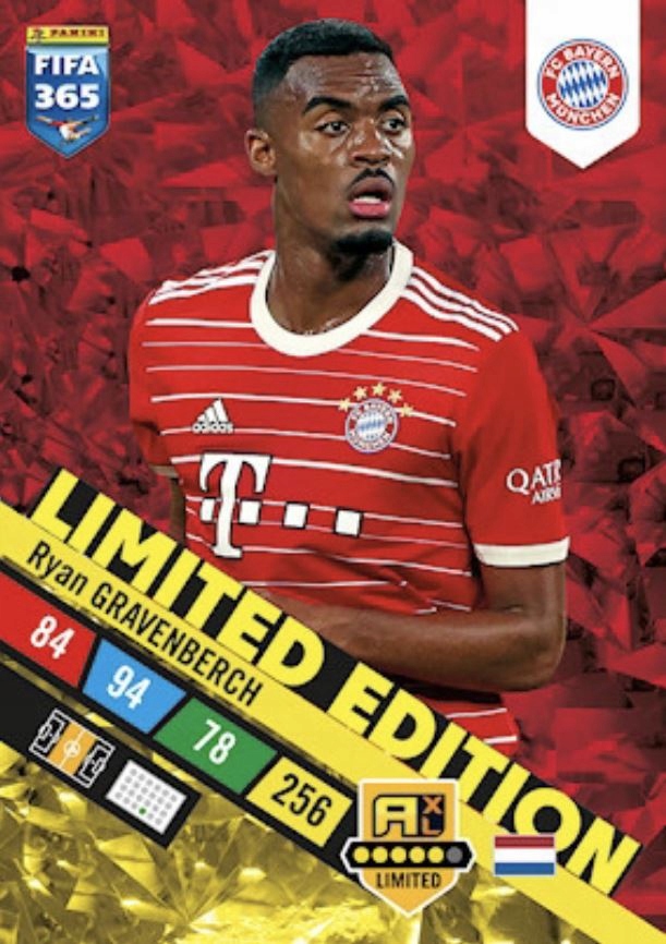 Ryan GRAVENBERCH LIMITED - FIFA 365 Adrenalyn 2023