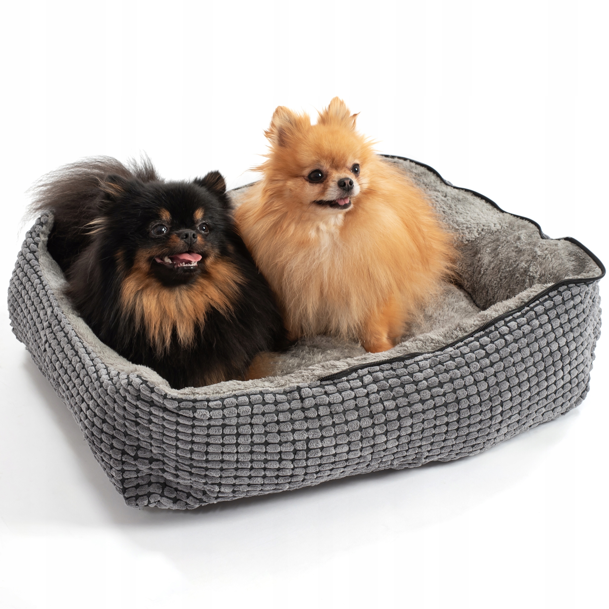 Pelíšek Pro Psa Kočku S Dekou 2V1 Uzamykatelné Měkké Potah L 76x61 cm