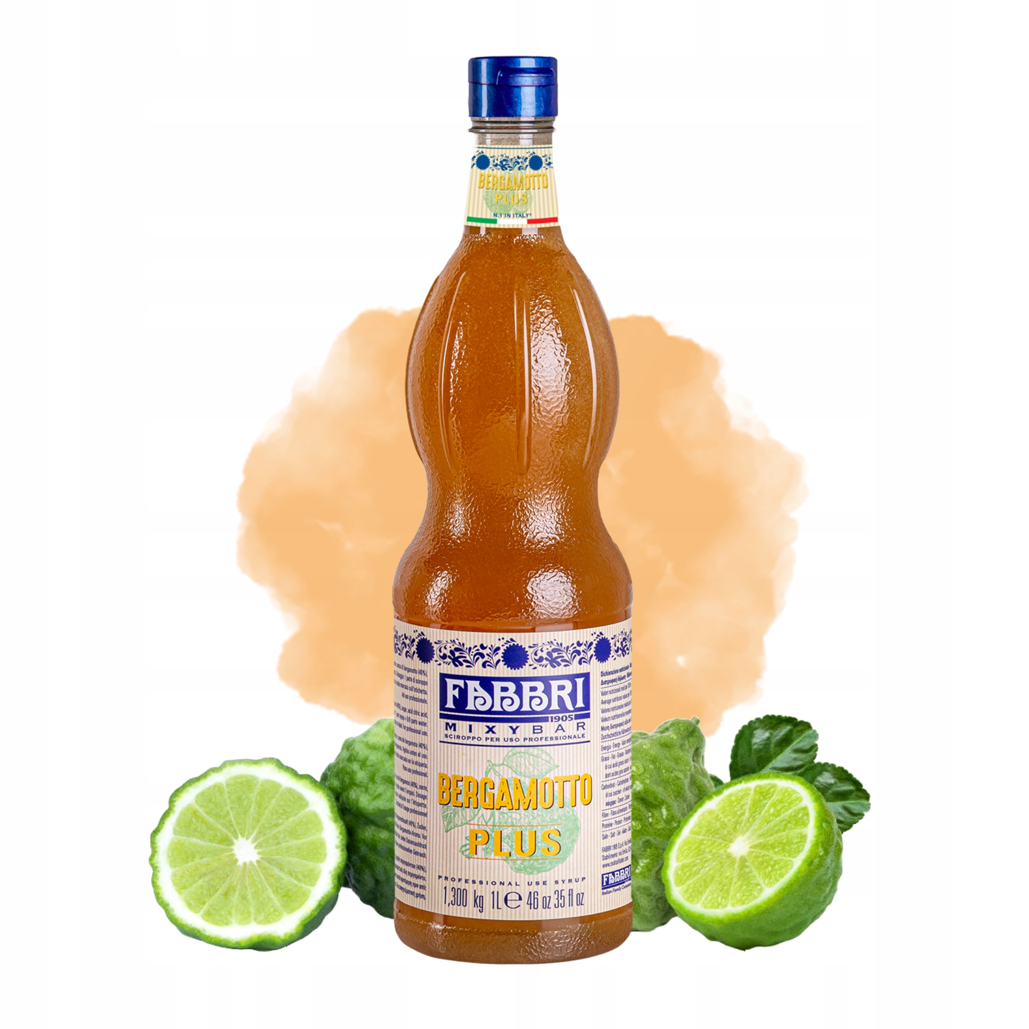 Syrop o Smaku Bergamotki MixyBar Plus Fabbri do drinków 1000 ml