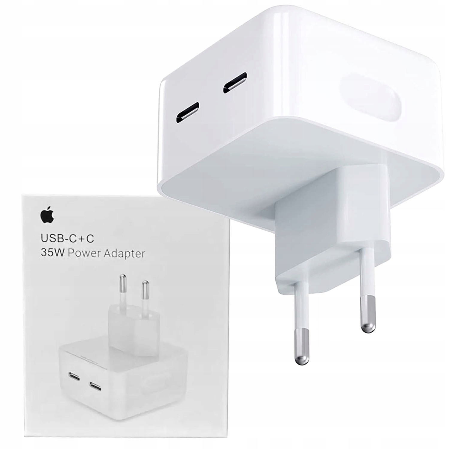 

Ładowarka Iphone 2xUSB C Kostka na 2 urządzenia!