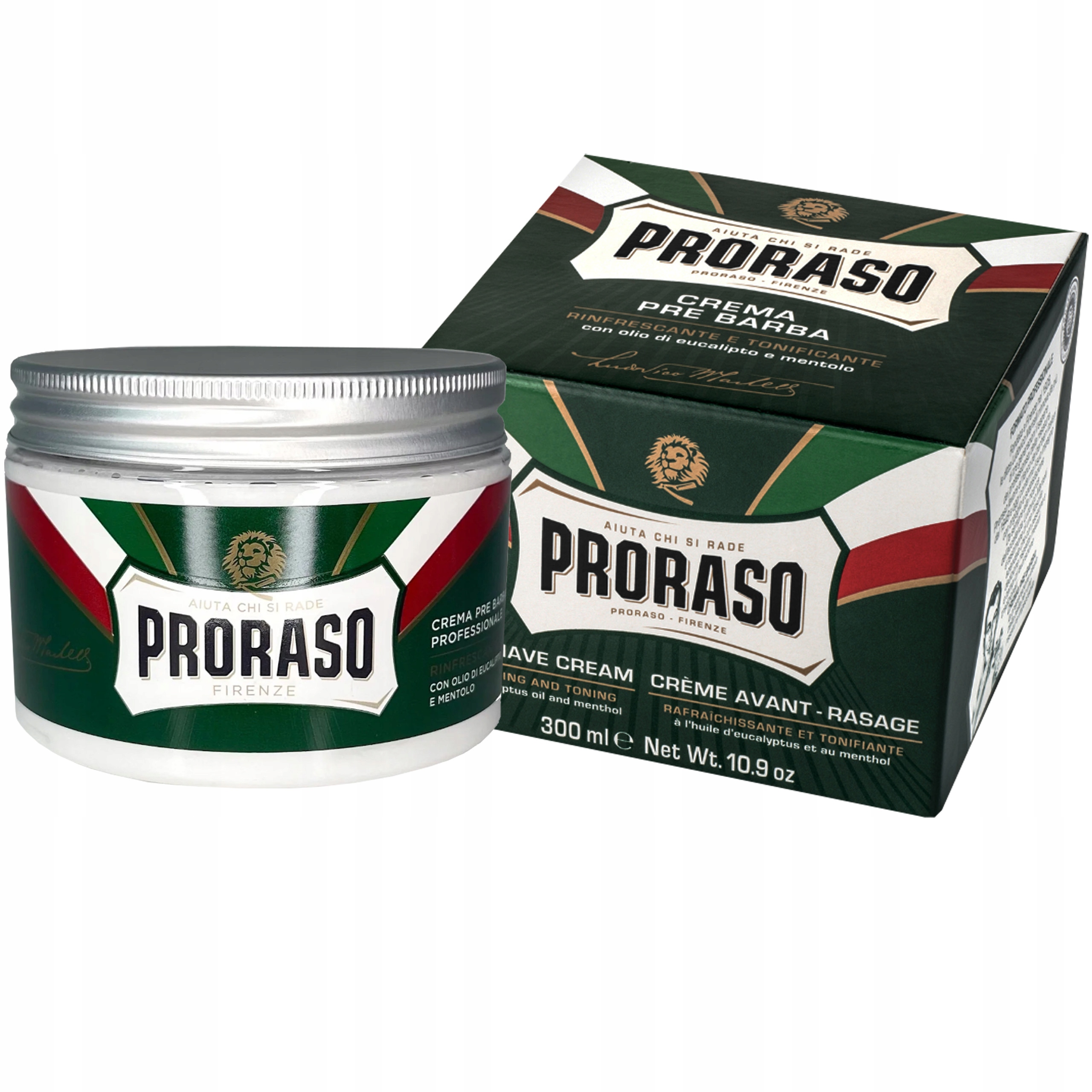 Proraso Refreshing Pre-Shave Cream - odświeżający krem przed goleniem 300ml
