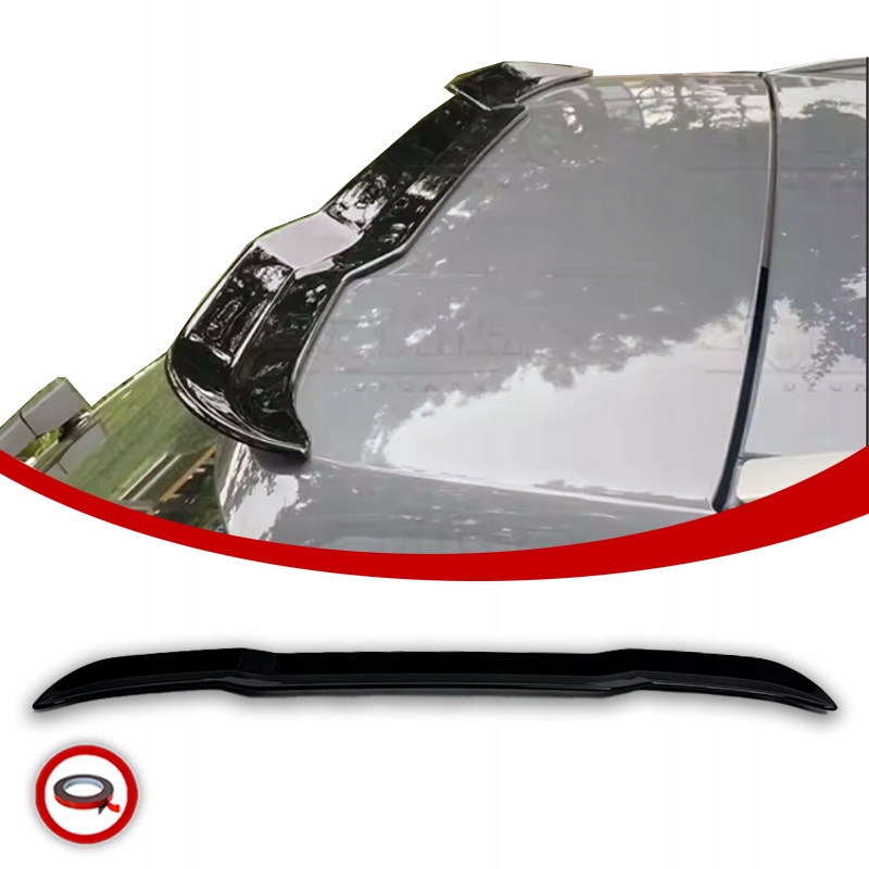 Volvo V90 Spoiler Zadní Krytka Černá Lesklá