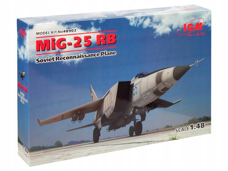 MiG-25 Rb Sovětský průzkumný letoun 1:48