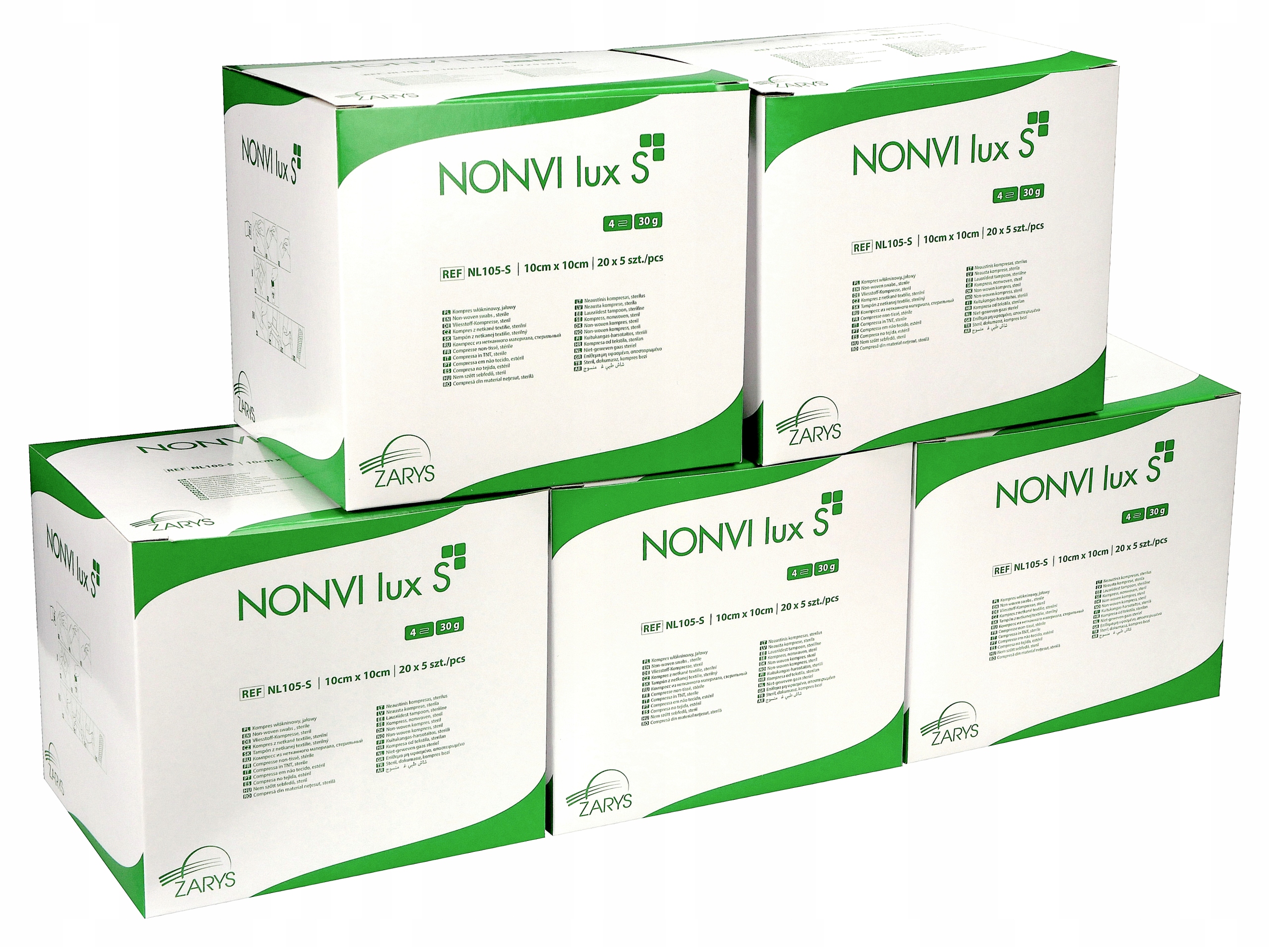 

Kompresy włókninowe jałowe 10x10cm 5x100 sztuk