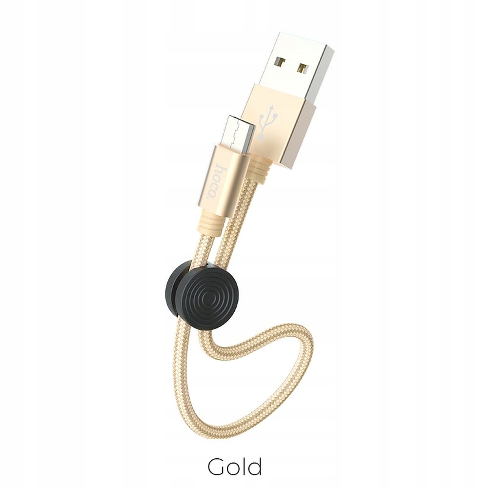 

Hoco kabel Premium micro X35 25cm złoty