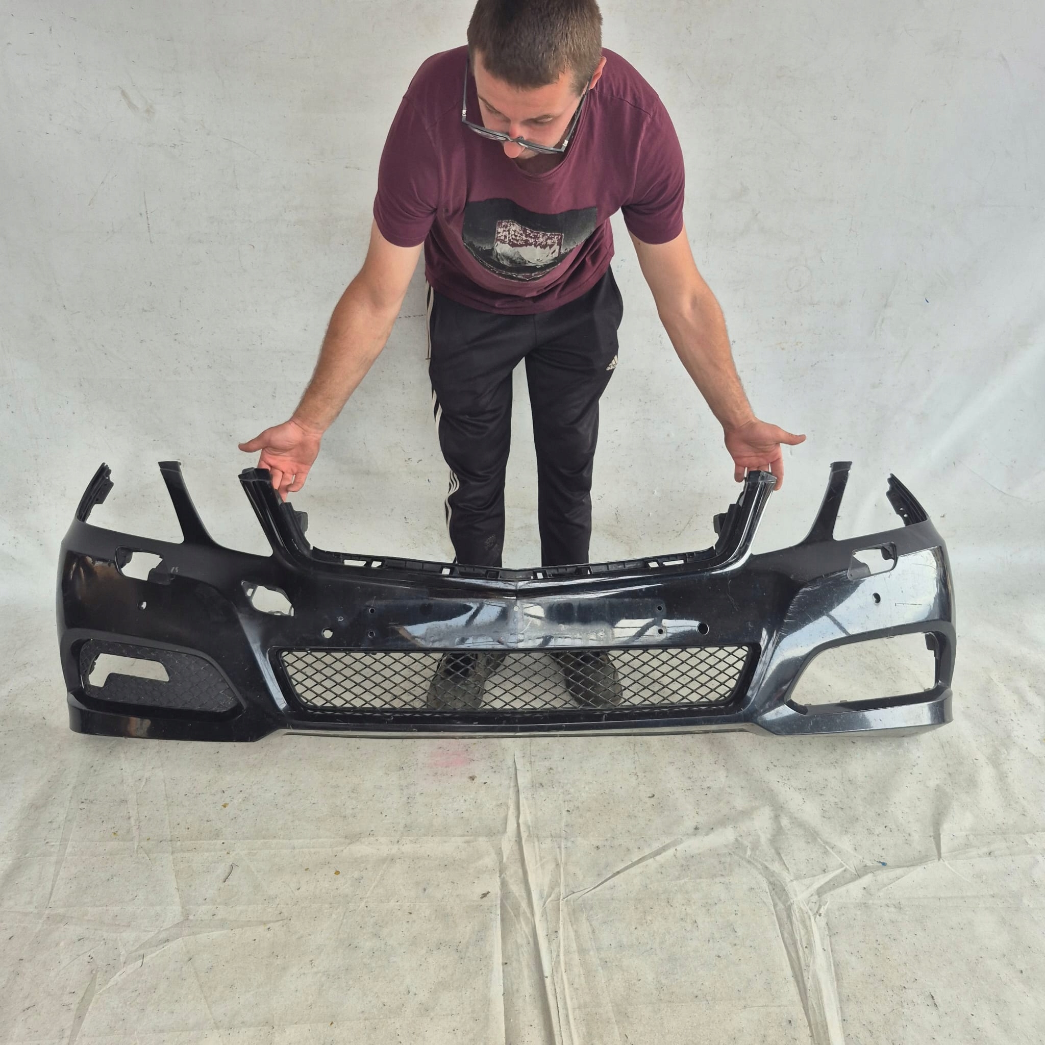 MERCEDES E-KLASA W212 AVANTGARDE 09-13 bumper front front washer PDC