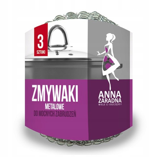 

Zmywaki metalowe 3 szt Anna Zaradna