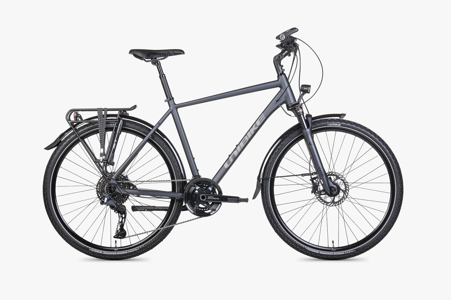 Rower Trekkingowy Unibike Globetrotter M-21/28 szary