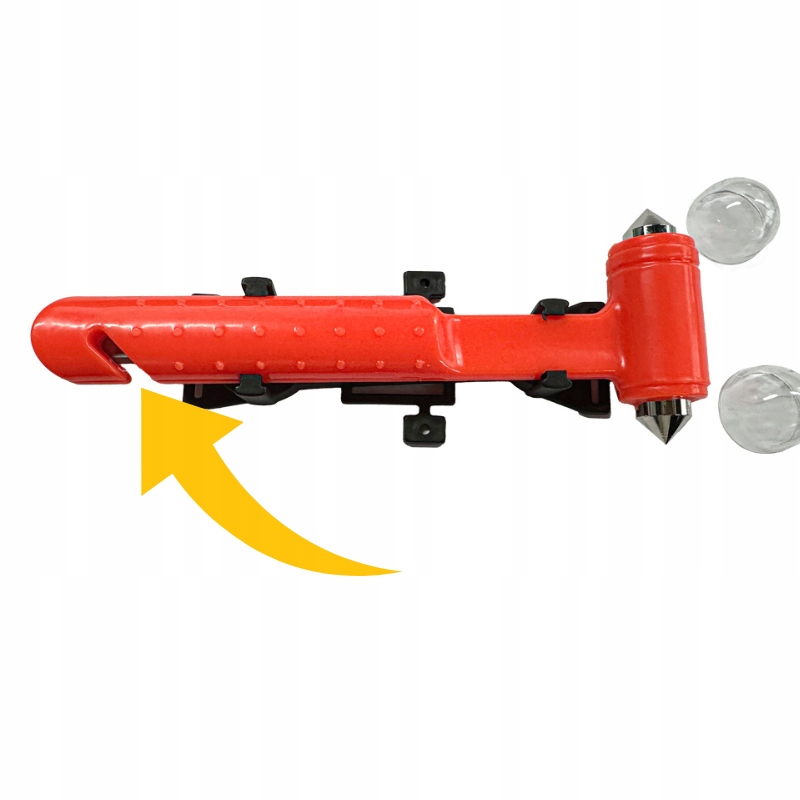 MŁOTEK BEZPIECZEŃSTWA DO SZYB SZYBY NÓŻ DO PRZECINANIA PASÓW W AUCIE Wyrób medyczny nie