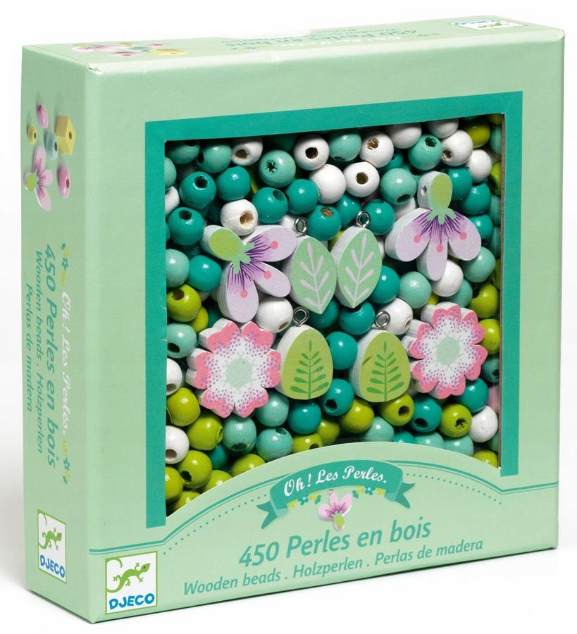 

Koraliki do biżuterii Kwiaty i Liście 450 el Djeco