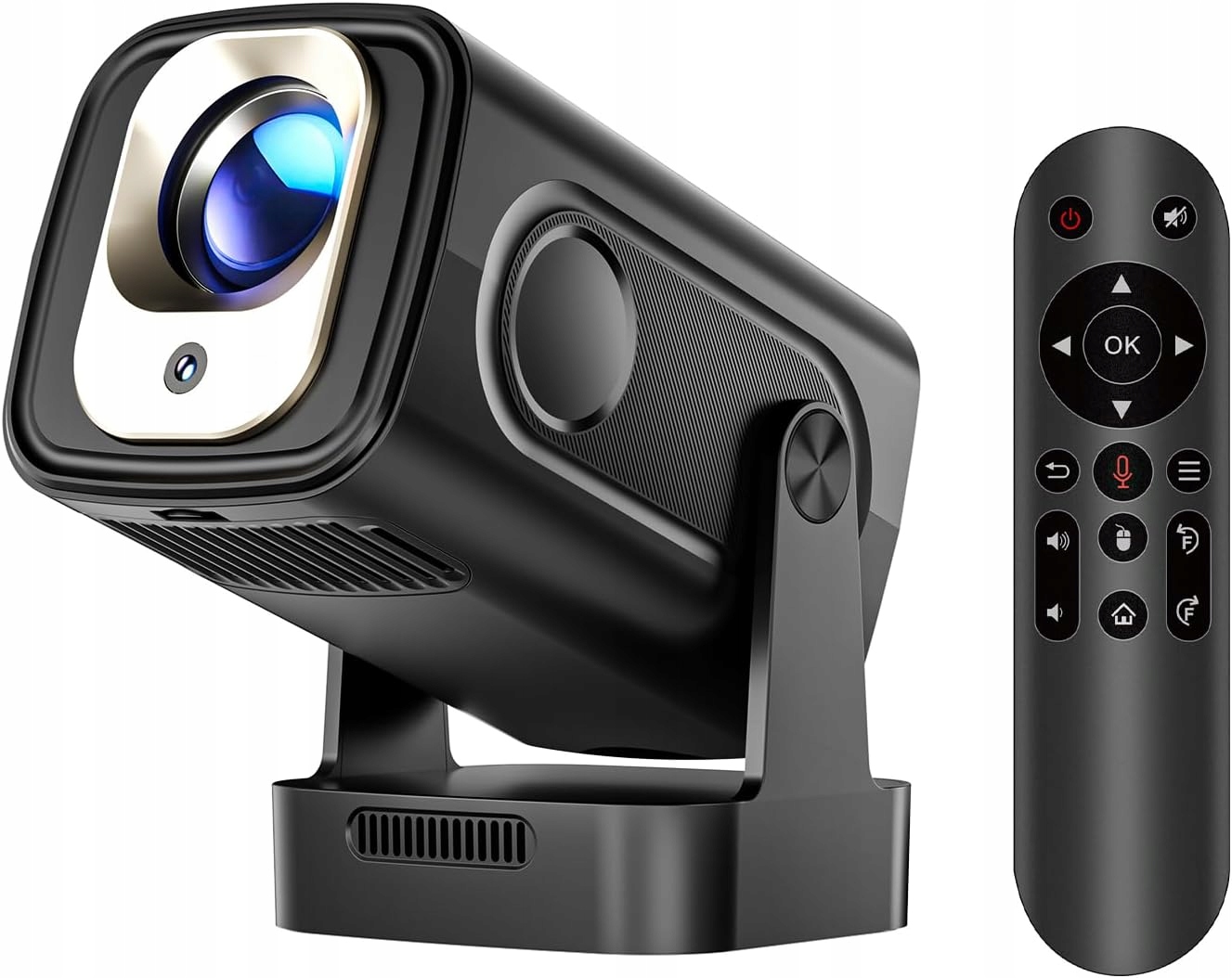 HY310 Mini Projektor 4K 1080P Android WiFi6 BT5.4 Kino Domowe Przenośny