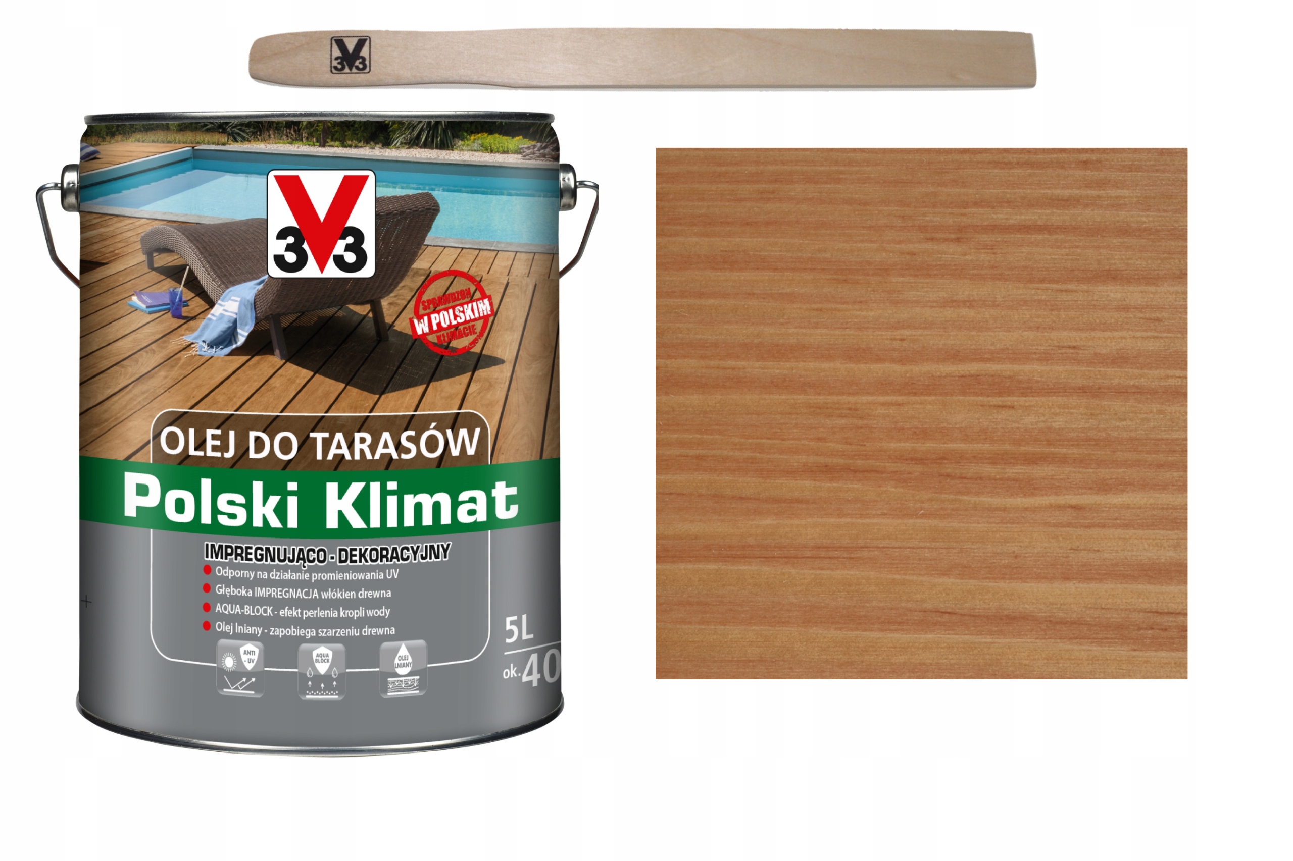 

Olej do Tarasów Polski Klimat V33 Tek 5L