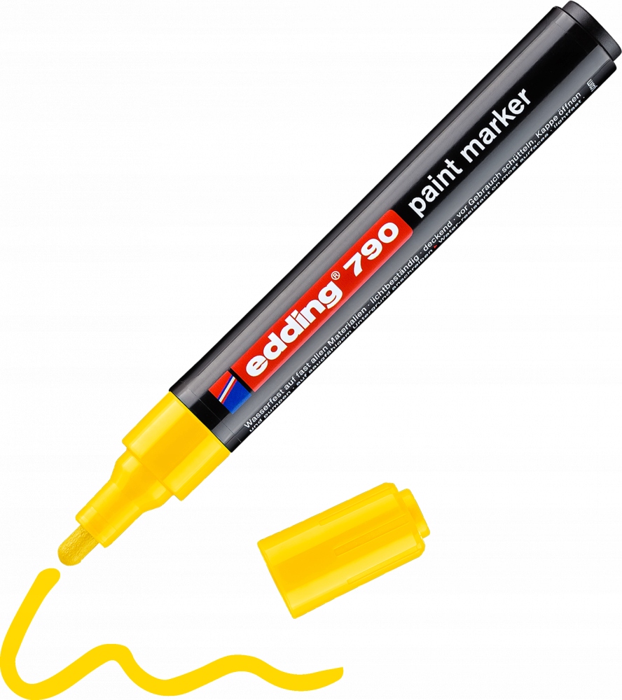 

Marker olejowy edding 790 okrągła 2-3mm żółty