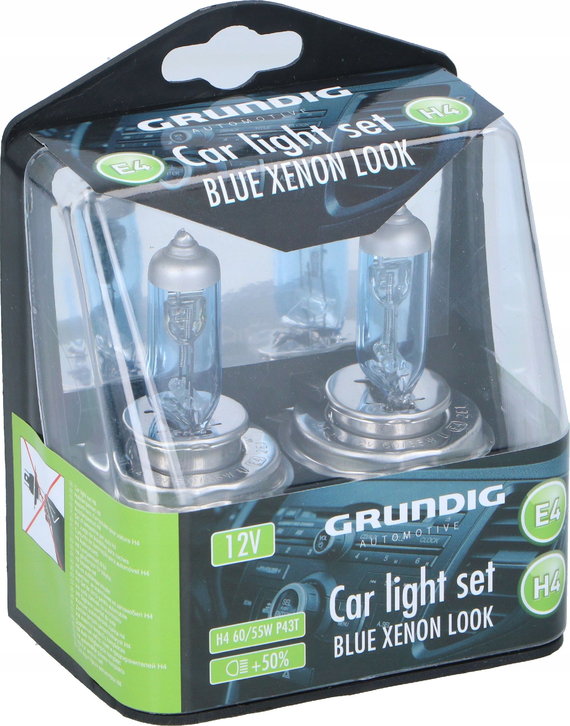 

Zestaw żarówek Grundig H4 Xenon Blue 2szt.