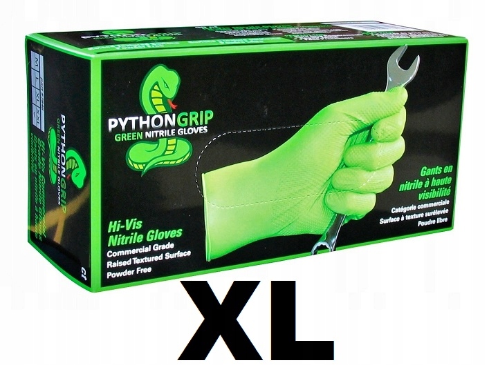 REKAWICZKI NITRYLOWE Python Grip XL 90szt