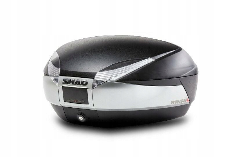 Vrchní kufr na motorku Shad SH48 D0B48400 nový titan se zámkem Premium Smar