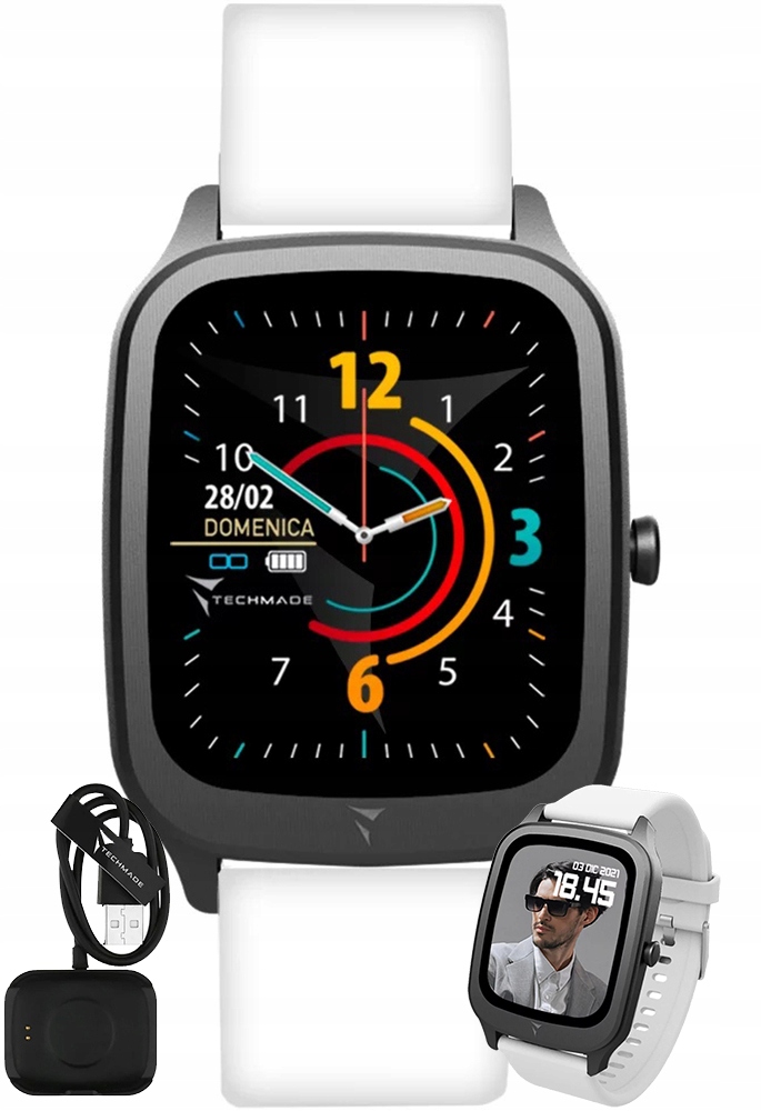 Chytré Hodinky Techmade Ekg Sen Cyklus Kroky Hudba