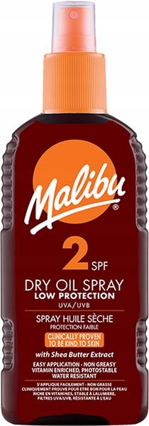 

Malibu Dry Oil Suchy Olejek Do Opalania 2SPF 200ml