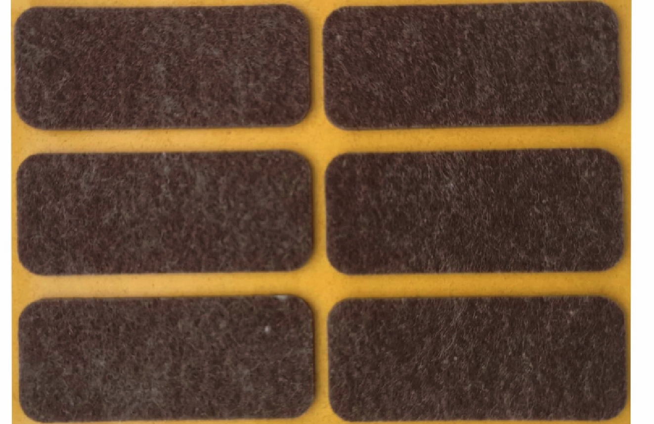 

Podkładki Filcowe Filc Pod Meble Brązowe 25X60MM