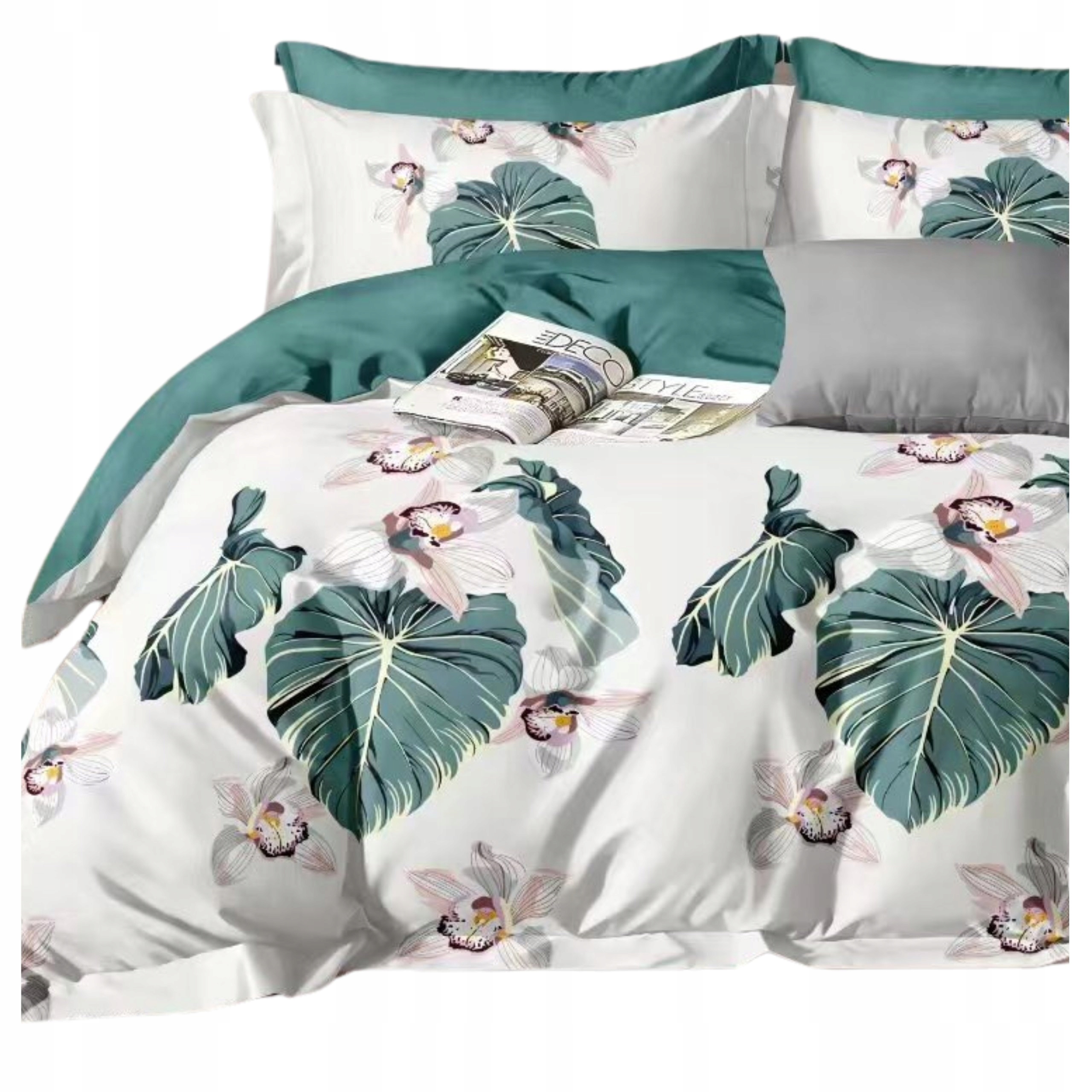 Komplet Dwustronna Pościel 160x200 +2 Poszewki Bawełna Zestaw Dużo Wzorów