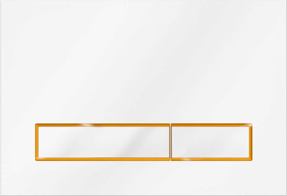 Kk-pol Splachovací Tlačítko M08 V3, Bílý Lesk