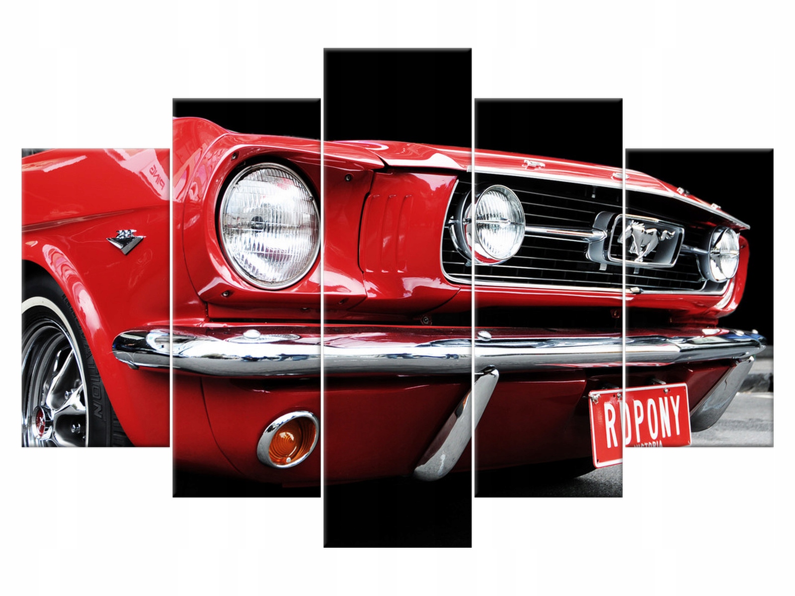 

Obraz Red Mustang - Y 150x100 Motoryzacja 920A_5G