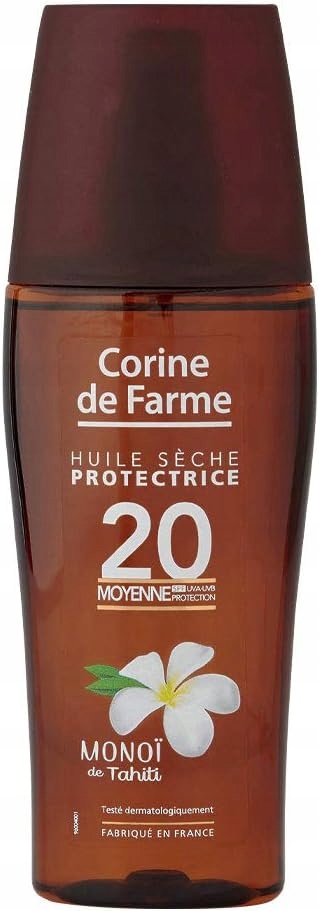 Olej na opalování Corine de Farme 20 Spf