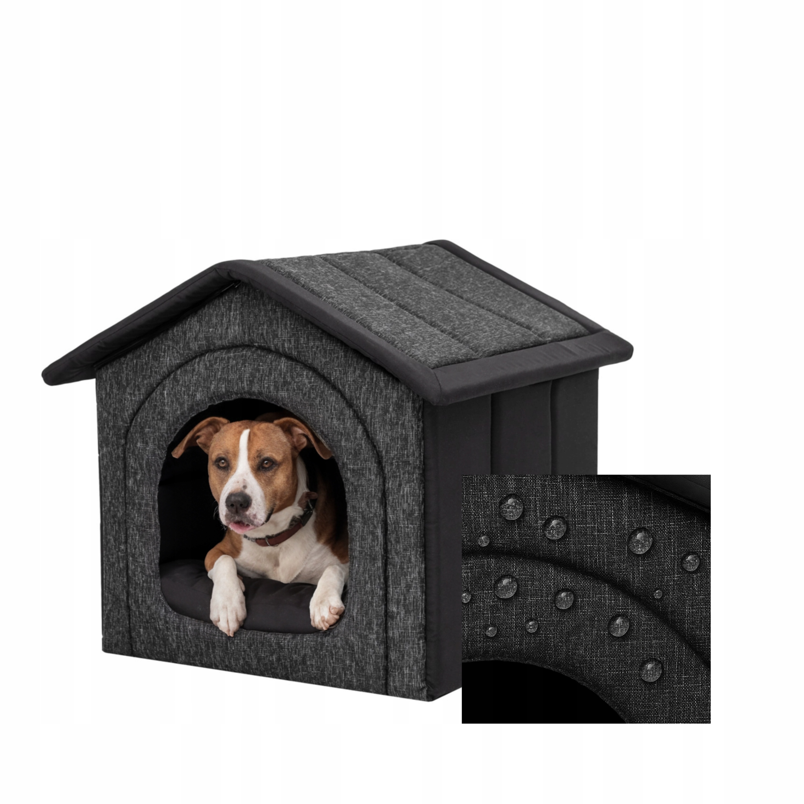 Buda Dla Psa – Domek dla psa z materiału Ciepła budka Wodoodporna 38x32 cm