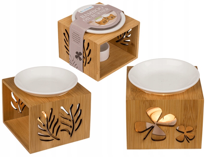 KOMINEK do OLEJKÓW ZAPACHOWYCH BAMBUS wzór LIŚĆ Marka Ootb