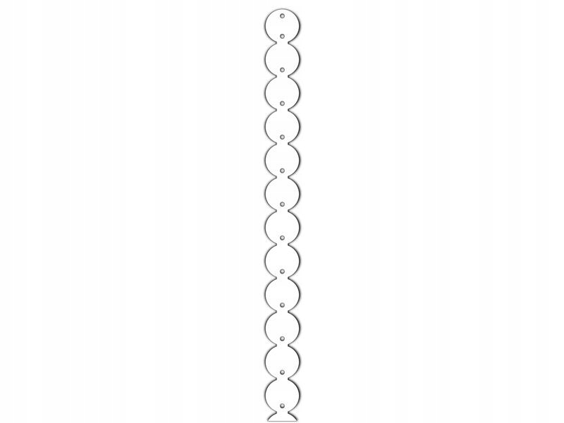 

Girlanda materiałowa laser wzór 1 1,5cm x 100cm