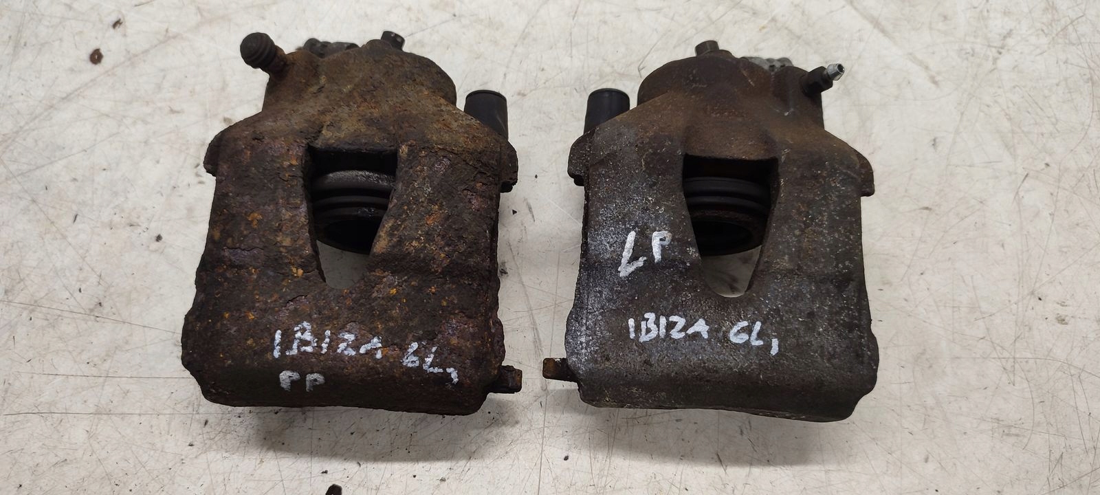 caliper front front right left Seat Ibiza 6L LIFT 5D 1,9 TDI