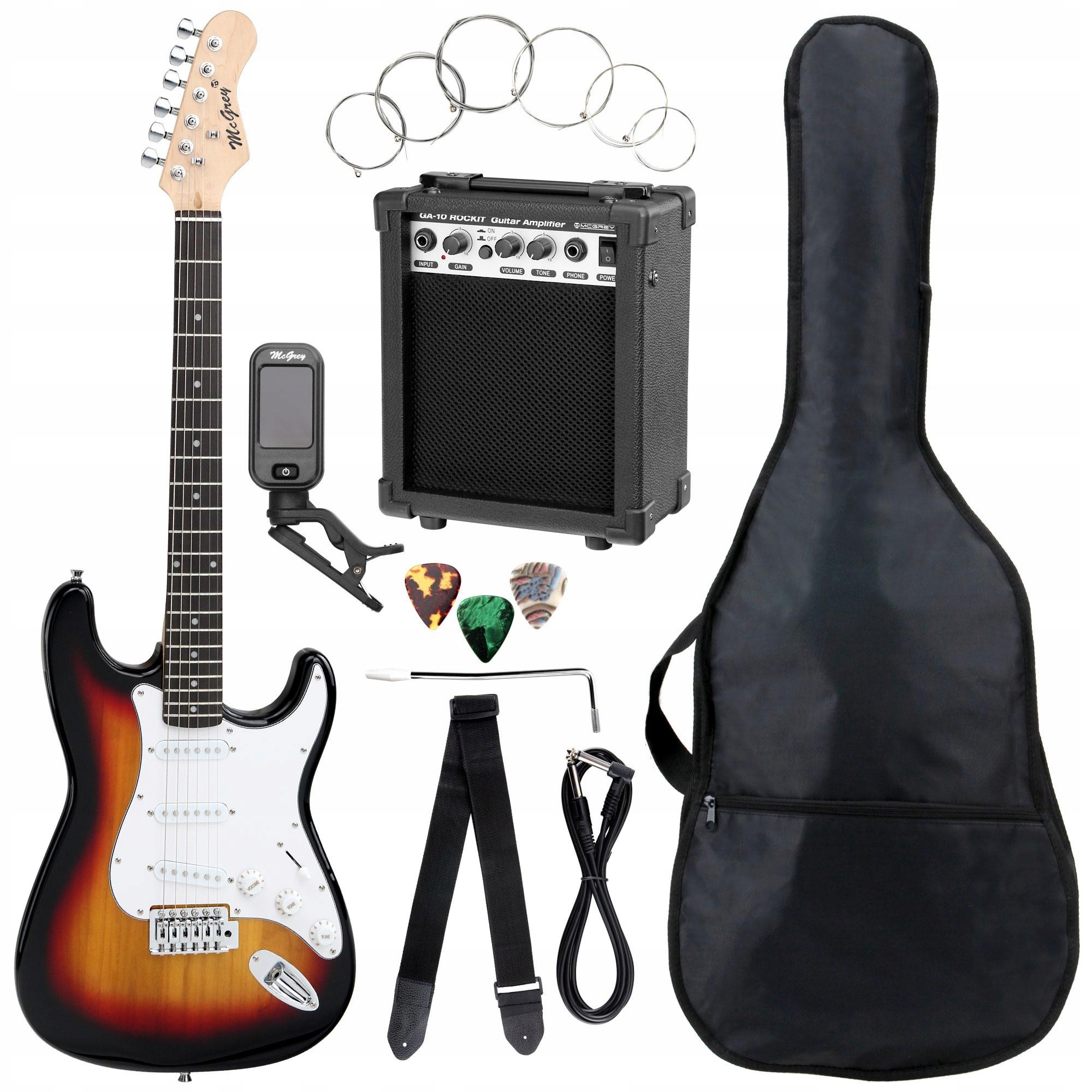 McGrey Rockit ST-Complete Sunburst kytarový set