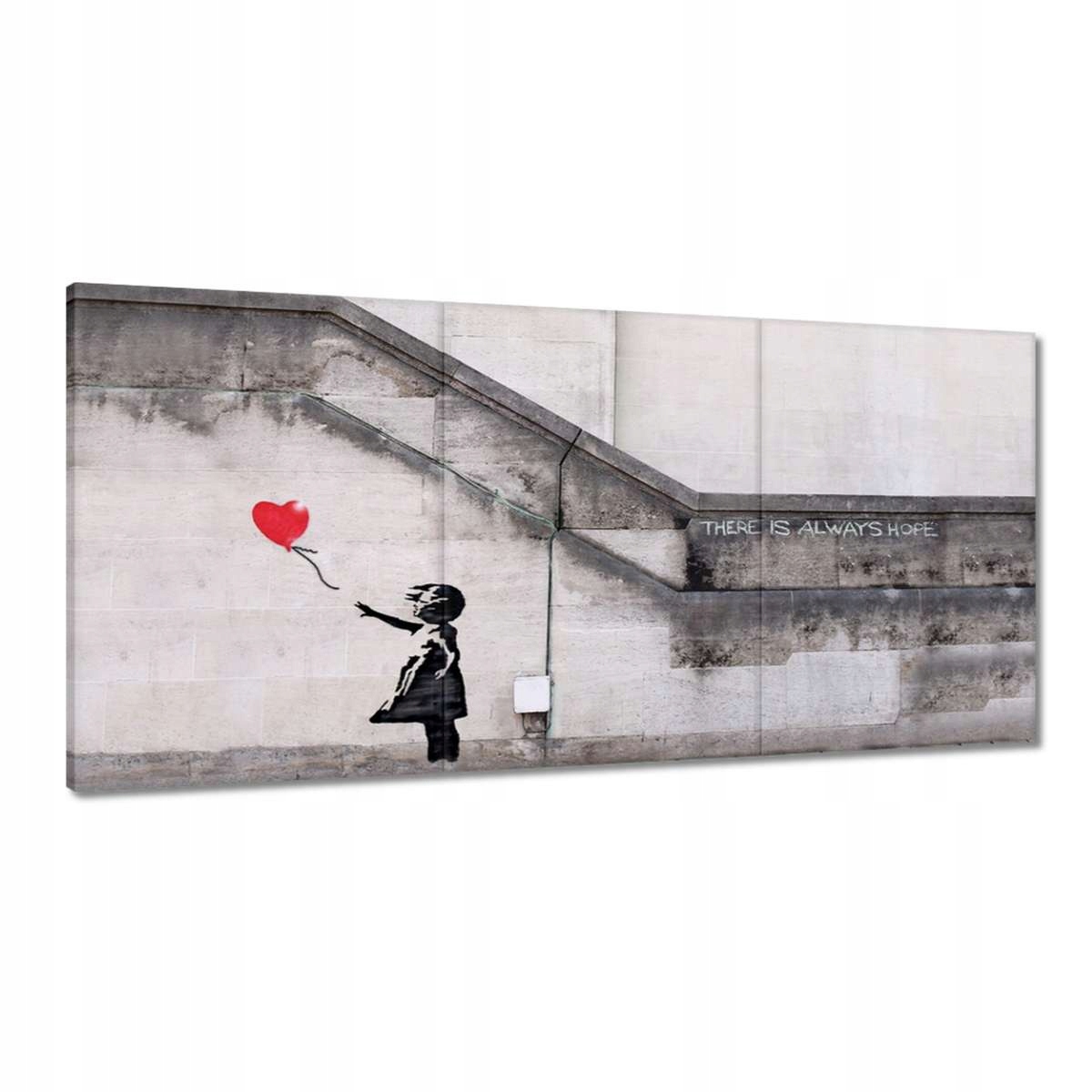 Obrazy 180x90 Banksy Dievča Balonik