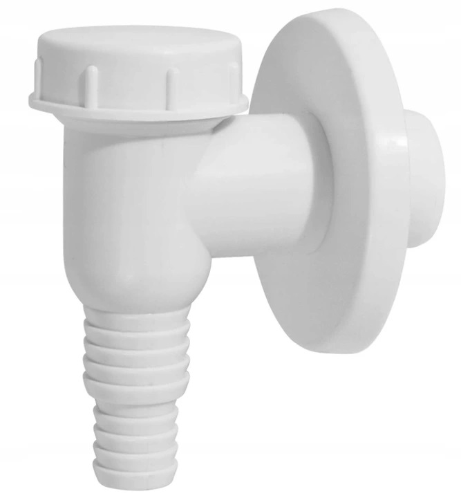 SYFON DO PRALKI ZMYWARKI NATYNKOWY BIAŁY PRALKOWY