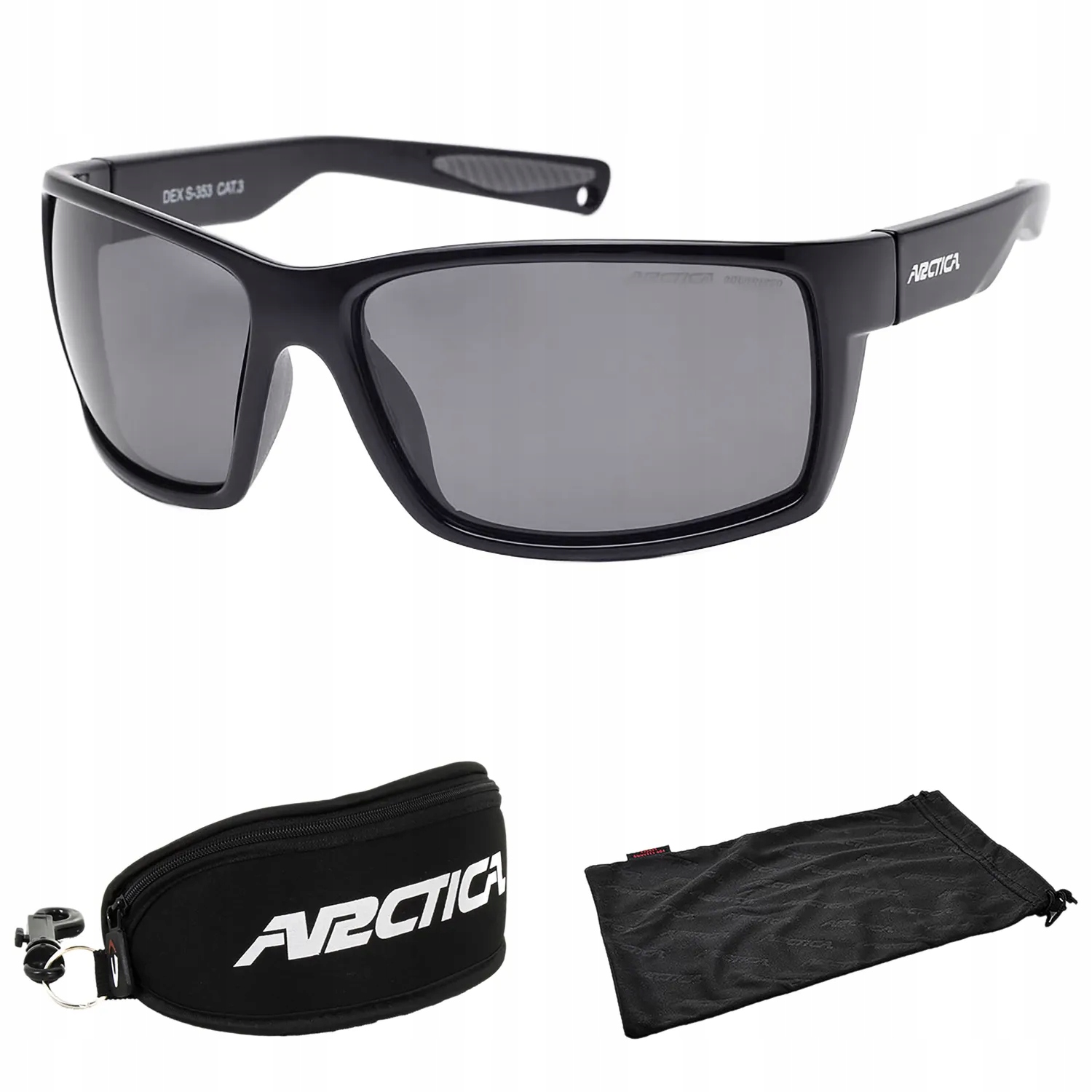 Arctica S353 Dex Polarizační sluneční brýle černé