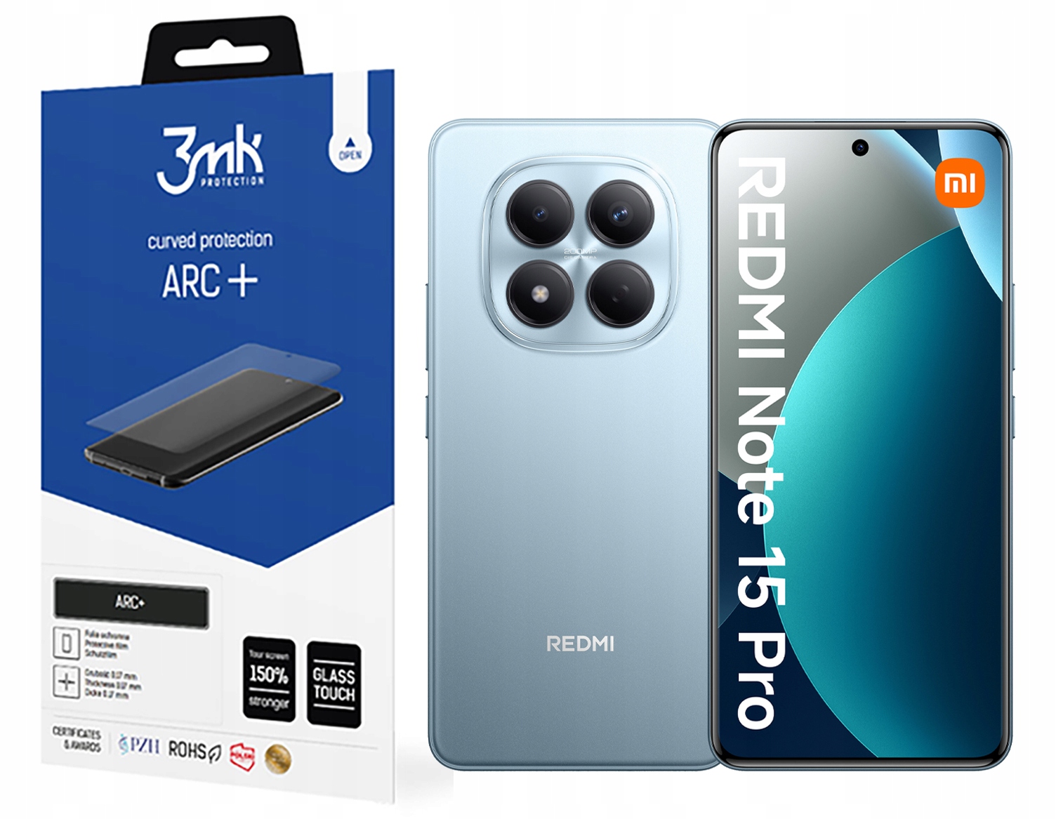 Ochranná fólia Arc+ 3MK pre Xiaomi Redmi Note 15 Pro Fullscreen